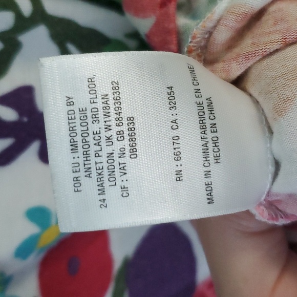 Postmark Floral Ruffle Top - Picture 8 of 9